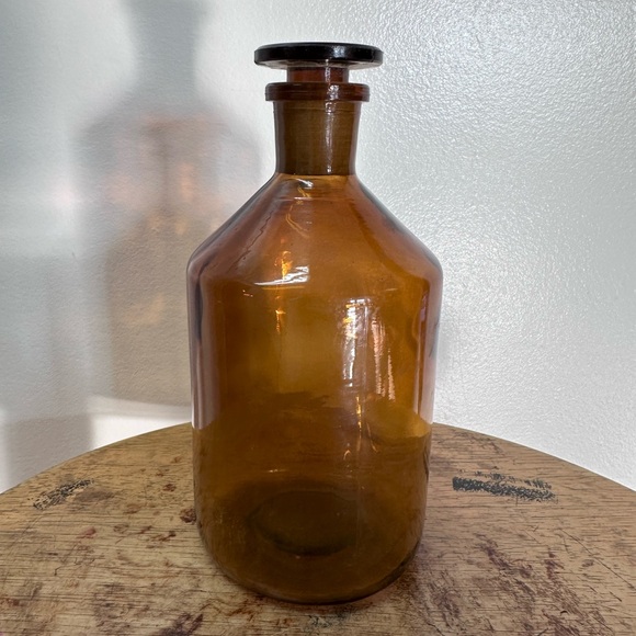 Other - Vintage Amber Glass Apothecary Bottle
